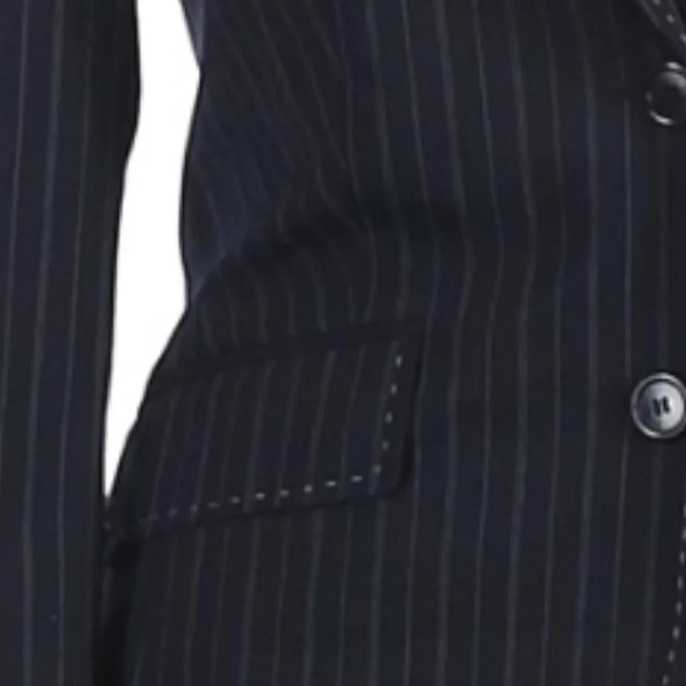 H Hilfiger blue &White pinstripe Wool Blazer‎